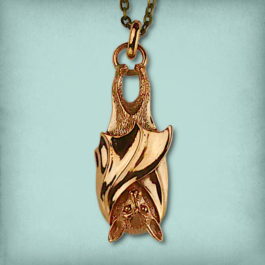 Bronze Bat Pendant