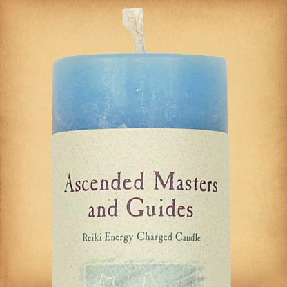 Herbal Magic Ascended Masters and Guides Pillar Candle