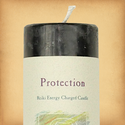 Herbal Magic Protection Pillar Candle