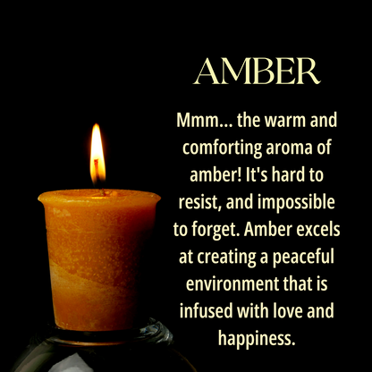 Amber Votive Candle