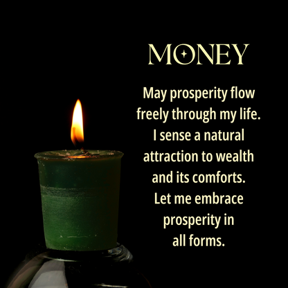 Herbal Magic Money Votive Candle