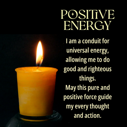 Herbal Magic Positive Energy Votive Candle