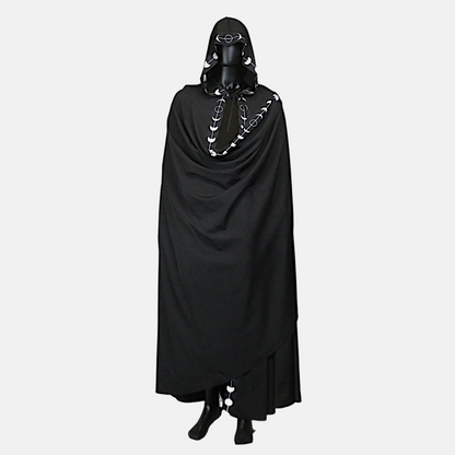 Black Moon Phase Cloak with Hood