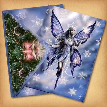 Snowflake Fairy Yule Card