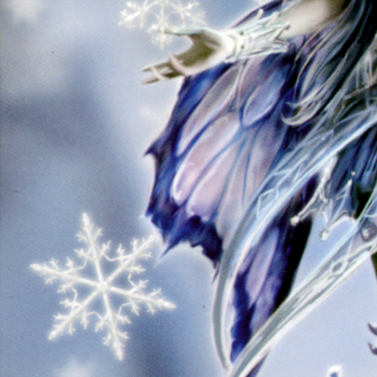 Snowflake Fairy Yule Card