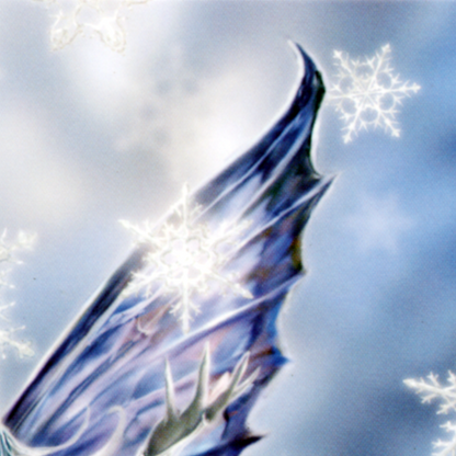 Snowflake Fairy Yule Card