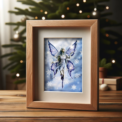 Snowflake Fairy Yule Card