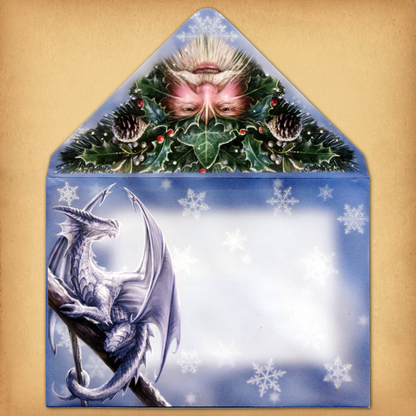 Yuletide Angel Yule Card