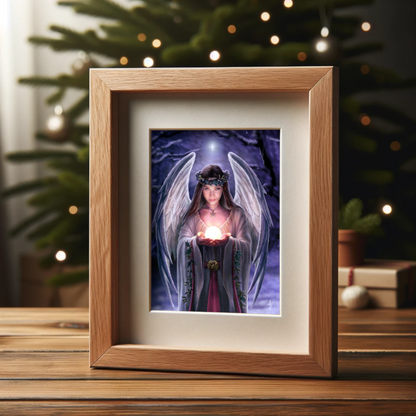 Yuletide Angel Yule Card