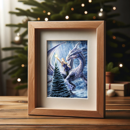 Winter Fantasy Yule Card