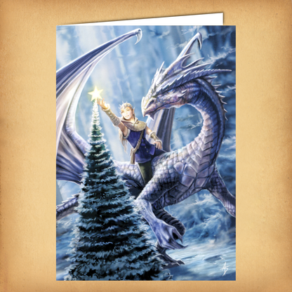 Winter Fantasy Yule Card