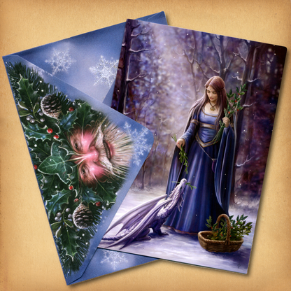 Solstice Gathering Yule Card