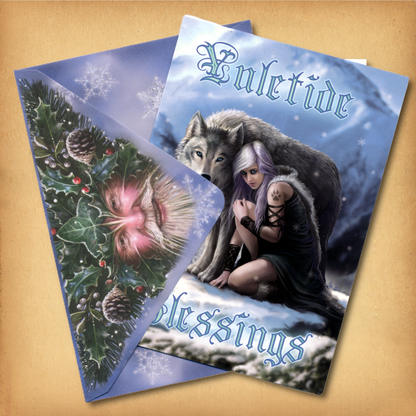 Winter Protector Yule Card