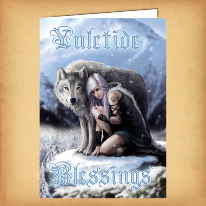 Winter Protector Yule Card