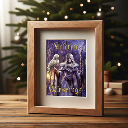 Winter Owl Yule Card