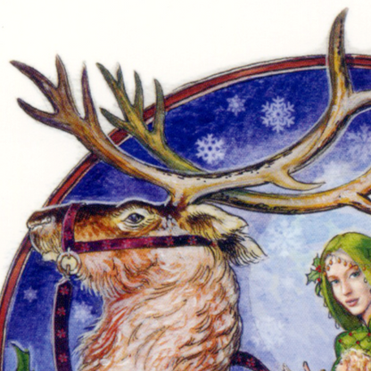 Bright Blessings Yule Card