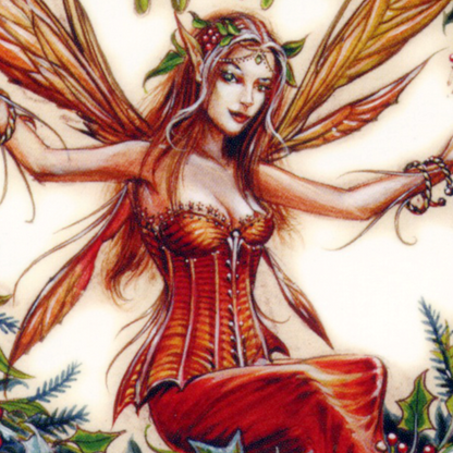 Mistletoe Fairy Yule Card