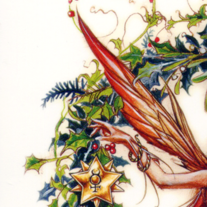 Mistletoe Fairy Yule Card