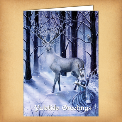 Frozen Fantasy Yule Card