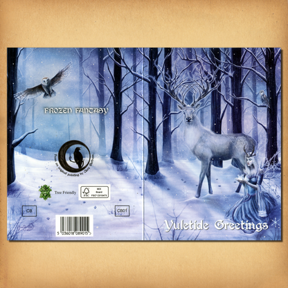 Frozen Fantasy Yule Card