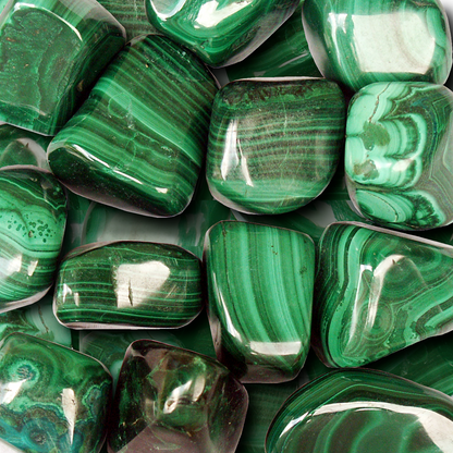 Tumbled Malachite Gemstones