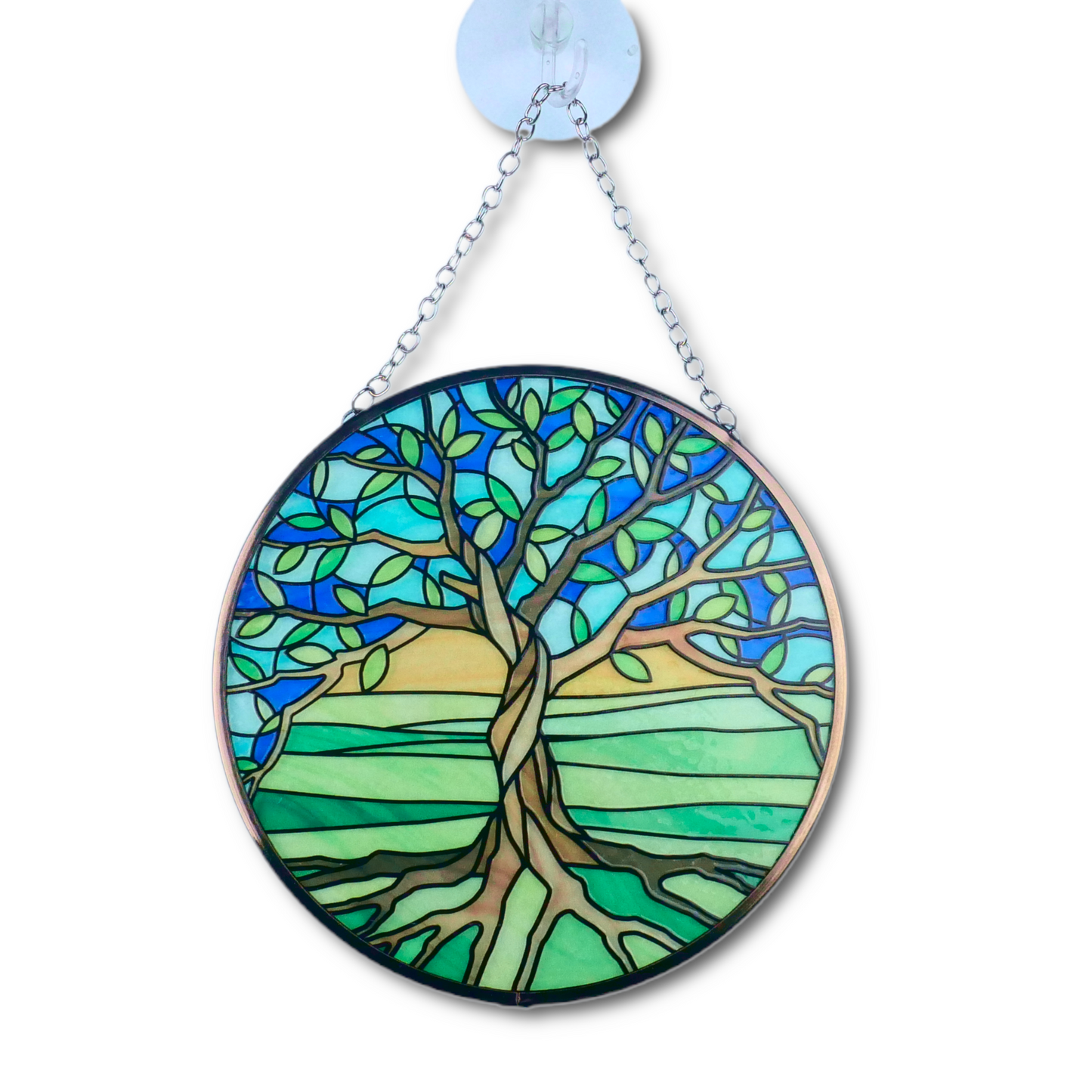 Tree of Life Glass Suncatcher