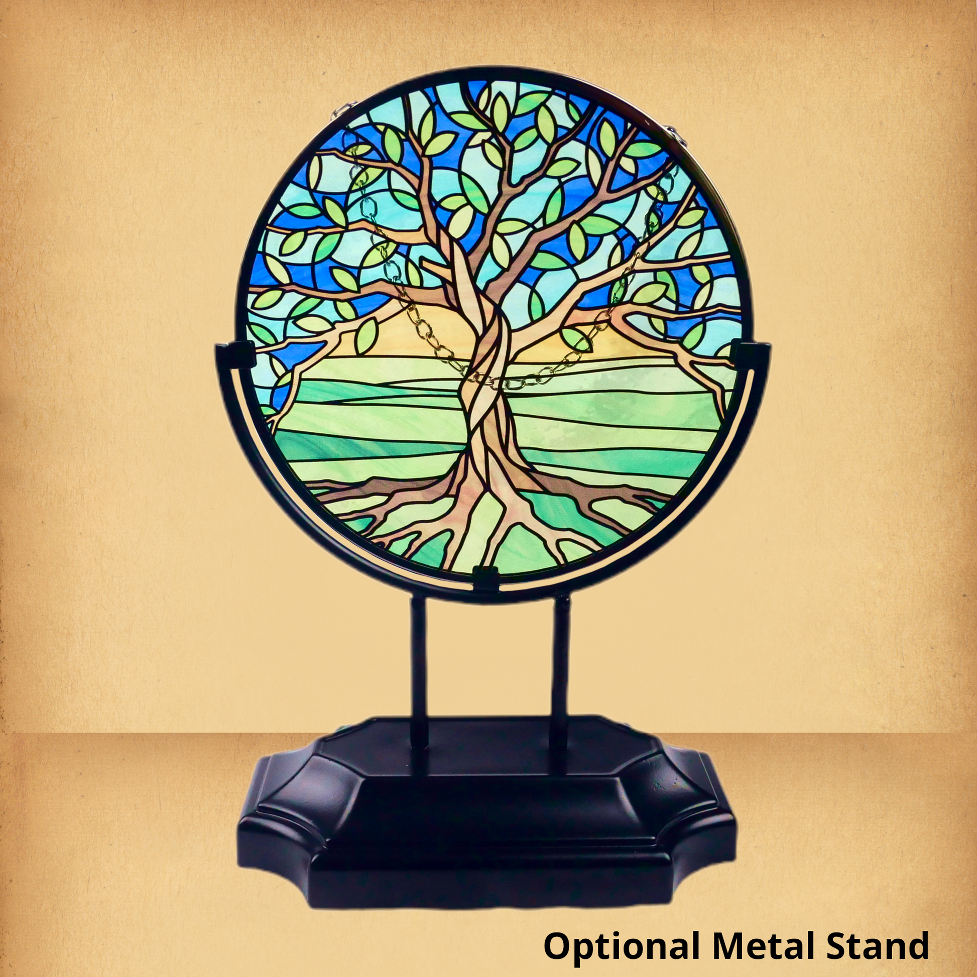 Tree of Life Glass Suncatcher