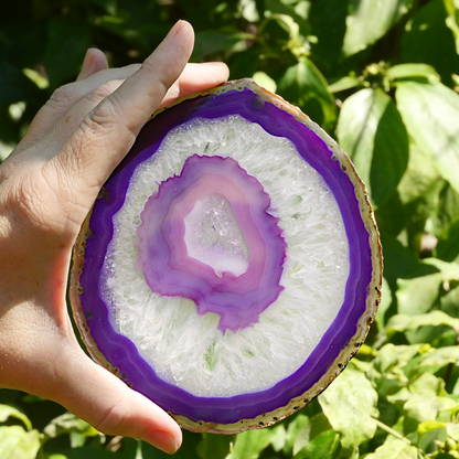 Purple Agate Slice