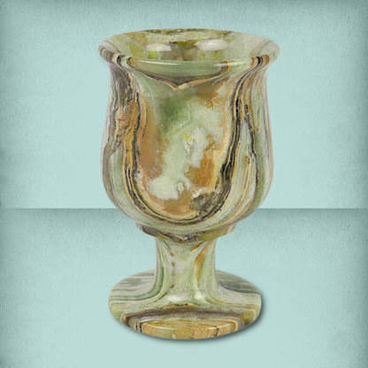 Green Onyx Goblet