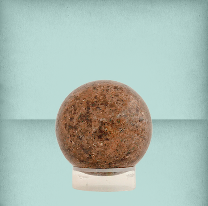 Polished Warm Beige Granite Sphere