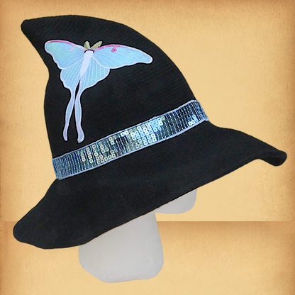 Luna Moth Witch Hat