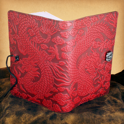 Small Cloud Dragon Leather Journal