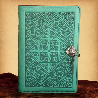 Celtic Diamond Leather Journal