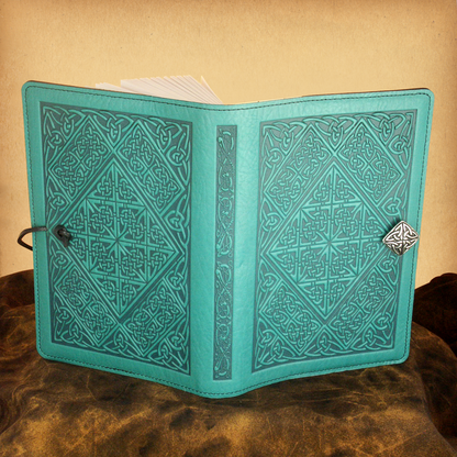 Celtic Diamond Leather Journal