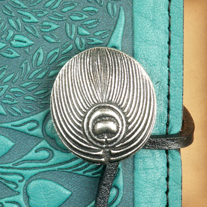 Peacock Leather Journal