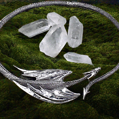 Silver Legendary Dragon Necklace