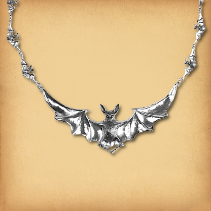 Silver Nocturnal Symphony Necklace