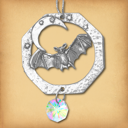 Bat Pewter Suncatcher