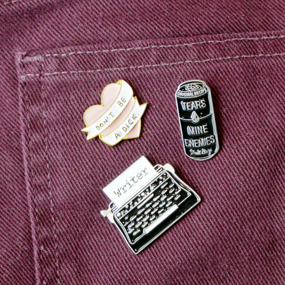 Writer Enamel Pin