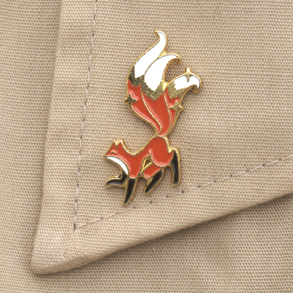 Kitsune Enamel Pin