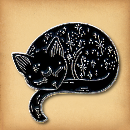 Star Cat Enamel Pin