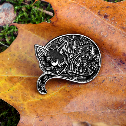 Star Cat Enamel Pin