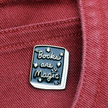 "Books Are Magic" Enamel Pin