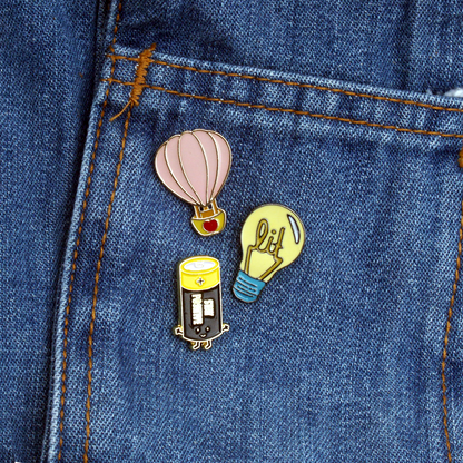 Hot Air Balloon Enamel Pin