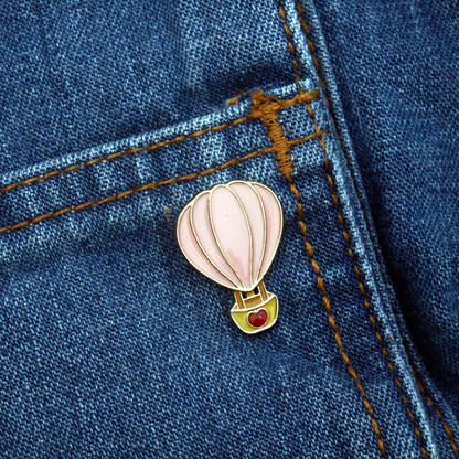 Hot Air Balloon Enamel Pin