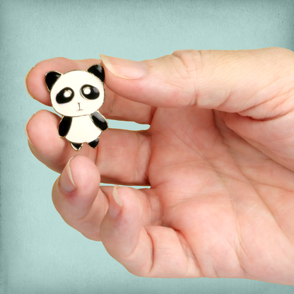 Cute Panda Enamel Pin