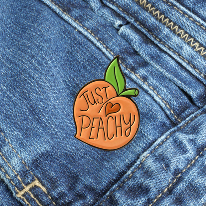 "Just Peachy" Enamel Pin