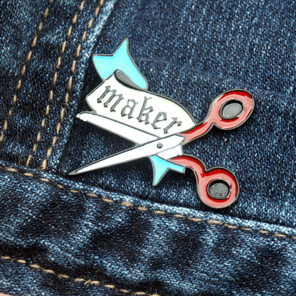 "Maker" Enamel Pin