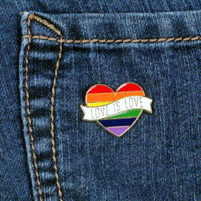 Love Is Love Enamel Pin