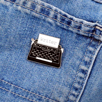 Writer Enamel Pin